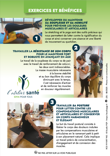 Cours de gym douce et stretching rééducatif à Fouras